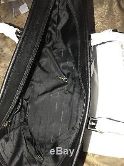 Michael Kors 100% Jet Set Travel Top Zip Tote Black Boxed