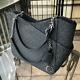 Michael Kors Women Lady Large Black Pvc Leather Shoulder Tote Handbag Purse Bag