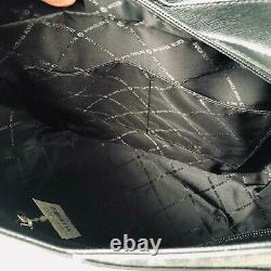 Michael Kors Women Lady Large Black PVC Leather Shoulder Tote Handbag Purse Bag