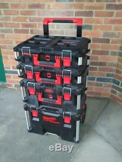 Milwaukee 4932464244 3pc Packout Storage System Set with an extra top box