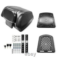 Motorcycle Top Box Set for Custombikes + Saddlebag + Mountingkit universal