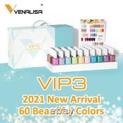 Nail Gel Polish set VENALISA Soak off UV LED Colour Base Top Coat Nail Varnish
