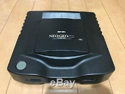 NeoGeo CD Console System Top Loading Model and Game Set Japan with BOX