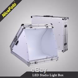 NiceFoto Fotostudio-Set-Fotobox-Fotozelt- Ink. Alukoffer und Beleuchtung. Top