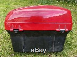 Original Honda VFR 2002 800 hard luggage set in red + inner bags + Givi top box