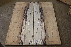 PALE MOON / BLACK AND WHITE EBONY bookmatched guitar drop top sets GRADE B