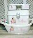 Personalised Baby Box, Bath And Top Tail Tray Baby Girl