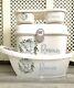 Personalised Baby Box, Bath And Top Tail Tray Blue Elephant