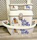 Personalised Baby Box, Bath And Top Tail Tray Little Prince