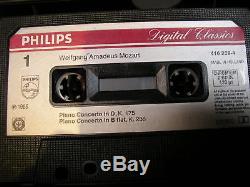 Philips Tape Cassette Box Set Mozart The 23 Piano Concertos Brendel Top Condit