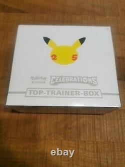 Pokemon Sammelkarten Celebrations Top Trainer Box 25 Jahre Set Deutsch NEU & OVP