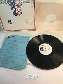 Rare Watermark American Top 40 Box Set 3 LP Vinyl Records withCue Sheet 4/19/1975