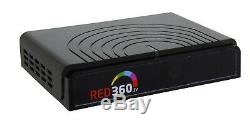 Red360 Mega HEVC IPTV Set Top Box with 1 year subscription! Free Delivery