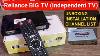 Reliance Big Tv Independent Tv Set Top Box Unboxing Installation Channel List Not Jio Dth