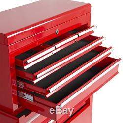 Rolling Tool Box Cabinet Set 42 Drawers Garage Storage Organizer Portable Top