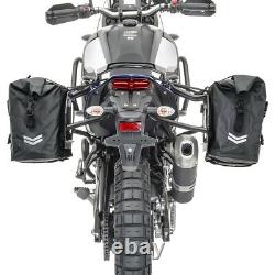 Saddlebags Set for Triumph Scrambler + Alu top box WP8