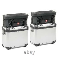 Set 2x Pannier Lid Bag for aluminium side cases waterproof Bagtecs WP1