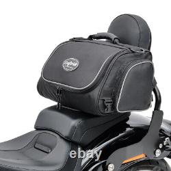 Set Crash bar + Rear bag for Harley Softail 00-17 STM4
