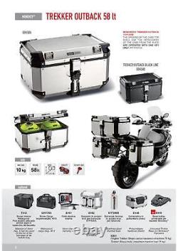 Set GIVI Bauletto OBKN58B & And Suitcases OBKN37B For BMW 800 F GS Adventure
