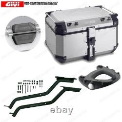 Set GIVI Frame + Bauletto Outback OBKN58A For Triumph 800 Tiger XR 2018-2019