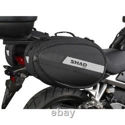 Set SHAD Bags SL58 Black & Frames Se For Yamaha 850 MT09 Sp 2021-2022