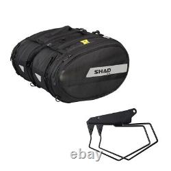 Set SHAD Bags SL58 Black & Frames Sr Zontes 125 Gk 2022-2023