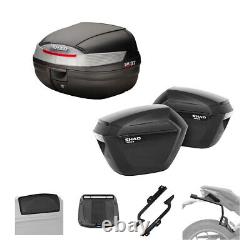 Set SHAD Bauletto SH37 & Suitcases SH23K For Benelli Trk 251 2019-2023