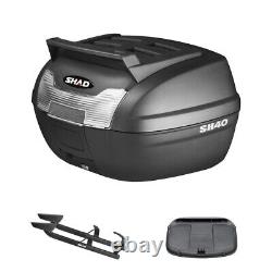 Set SHAD Bauletto SH40 Freighter + Luggage Rack Piaggio 400 MP3 Lt 2009-2012