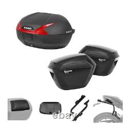 Set SHAD Bauletto SH47R & Suitcases SH23K For BMW 850 F850 GS 2018-2023
