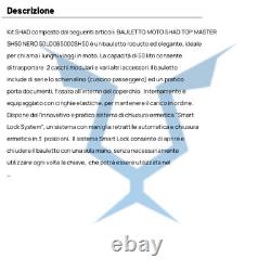 Set SHAD Bauletto SH50 + Luggage Rack For BMW C 400 Gt 2019-2023