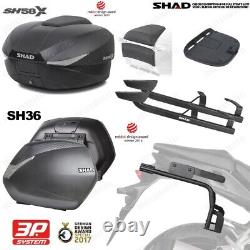 Set SHAD Bauletto SH58X + Suitcases 3P SH36 for Honda CB 650 F/ CBR 650 R'14