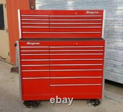 Snap On Tool Box Top Bottom Set Rolling Cabinet And Top Chest Rolling Cabinet