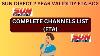 Sun Direct 2 Years Validity Fta Hd Set Top Box Complete Channels List Sun Direct Fta Box Latest