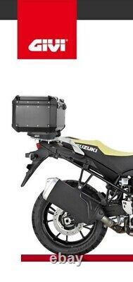 Suzuki Dl1000 V-strom 2018 Top Box Set Givi Trekker Outback Case + Rack + Plate