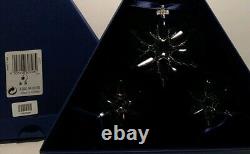 Swarovski Christmas Ornament Star Set Of 3 2006 Original Packaging Top New Unused Mint Box