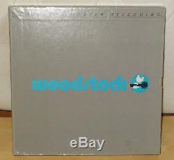 TOP COPY WOODSTOCK MFSL BOX SET withPROGRAM JAPAN JIMI HENDRIX CSNY AUDIOPHILE NM