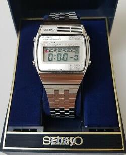 TOP Vintage SEIKO A159-4000 Digital Alarm Chrono 1977 Set (Instructions, Box)