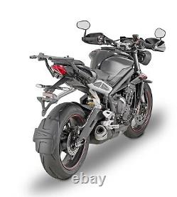 TRIUMPH STREET TRIPLE 765 GIVI 6412FZ RACK + V40 Tech TOP BOX topbox case set