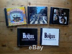 The Beatles Album Box Set 16 x CD's Roll Top Bread Box Set CDS 7913022 1988