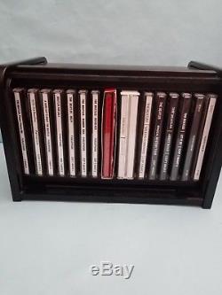 The Beatles CD 16 Set Wooden Roll Top Box Ships Free