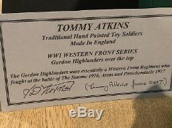 Tommy Atkins Rare Boxed Set Gordon Highlanders Over The Top. WW1