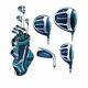 Top Flite Golf Xl Women's Complete Box Club Set Ladies Teal Blue Right Handed N