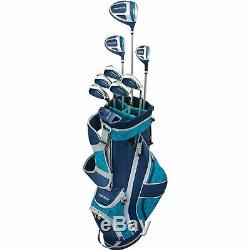 Top Flite Golf XL Women's Complete Box Club Set Ladies Teal Blue RIGHT HANDED N