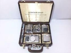Top Mint in Box Contax G1 20years Kit 28mm 45mm 90mm Lens set, TLA 140 m0001