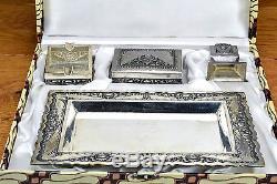 Top Quality! Smoking Set Ashtray Boxed Presented By General Soeharto Indonesia