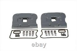 Top Rocker Box Cover Set Chrome for Harley Davidson by V-Twin