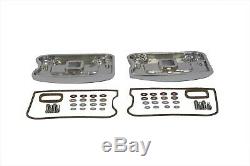Top Rocker Box Cover Set Chrome, for Harley Davidson, by V-Twin