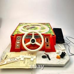 Vintage 1974 Schaper U-DRIVE-IT Table Top Action Driving Set Works Box Toy Lot