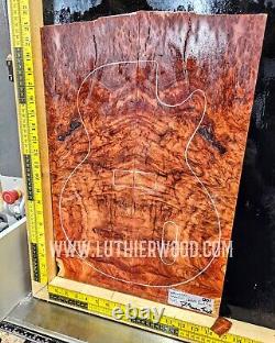 Western Red Box Burl Guitar Top Bookmatched Set Luthier Supplies SUPER RARE