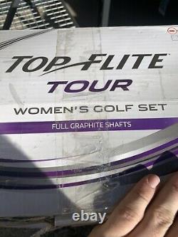 Women's Top Flite Tour Golf Club Set With Original Box